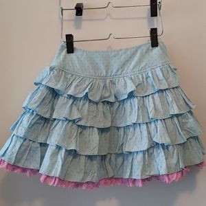 ANGELIC Pretty sax pink polka dot casual Lolita skirt